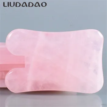 

Rose Quartz Face Lift Tools Massager GUASHA Tools Crystal Beauty Women Smooth Health Skin Care Face Wands Guasha Massage Relax