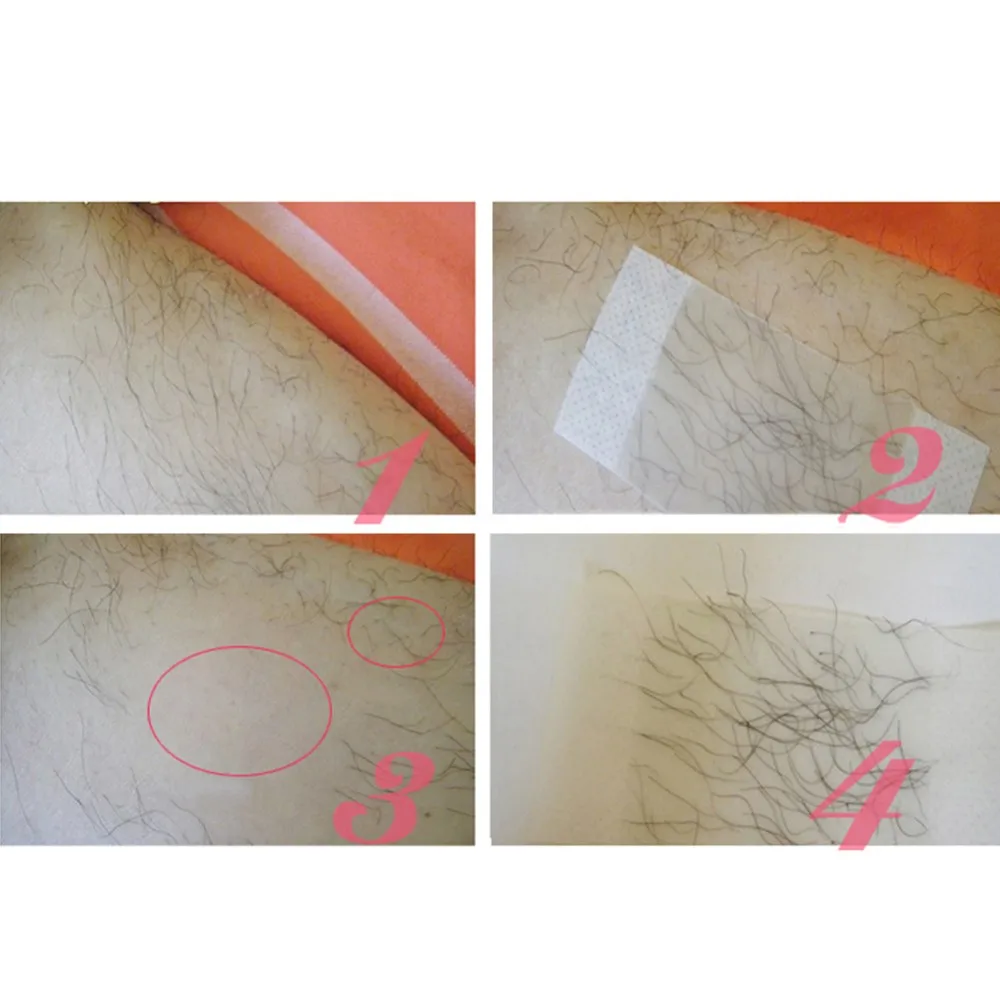 5 шт Cold удаления волос восковые полоски эпилятор депиляция Double Side воск Бумага для лица/ноги/Бикини для удаления волос удобно быстро