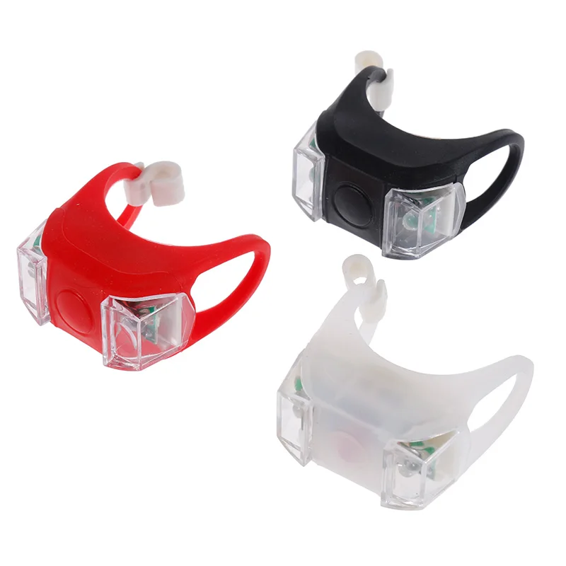 Clearance Zacro Bicycle Front Light Flash 3 Modes Silicone LED Head Front Rear Wheel Bike Light Waterproof Cycling Lights with Battery 4 Clearance Zacro Bicycle Front Light Flash 3 Modes Silicone LED Head Front Rear Wheel Bike Light Waterproof Cycling Lights with Battery 4