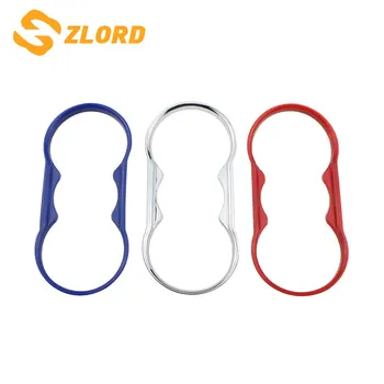 

Zlord Car Water Cup Decoration Trim Stickers ABS Chrome Accessories for Ford Focus 2 MK2 2009 - 2011 Fiesta 2009 - 2016