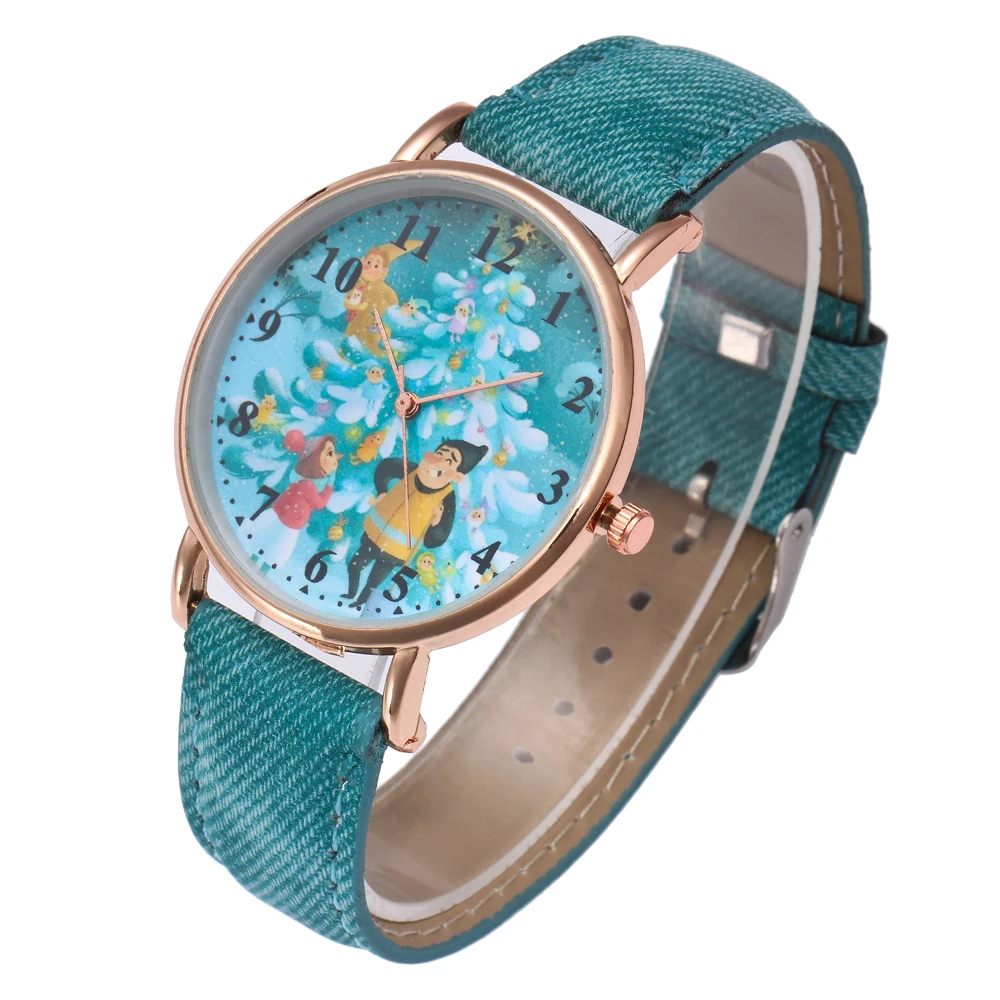 Новые брендовые роскошные часы для мужчин Санта Снеговик детские часы мультфильм шаблон детские часы Merry Рождественский подарок кварцевые