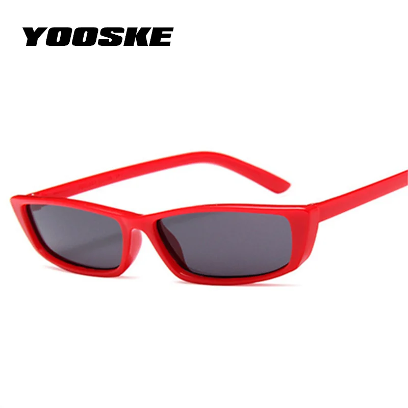 

YOOSKE Small Square Sunglasses Women Brand Designer Retro Cat eye Sunglass Fashion Female Eyewear UV400 Rectangle Sunglasses