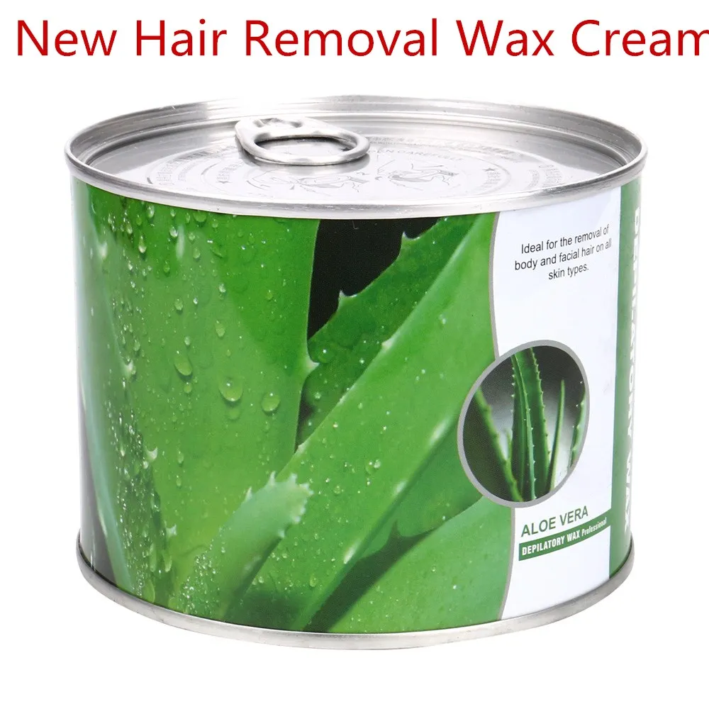 New Aloe Flavor Hair Removal Wax Cream 400g Soft Warm Depilatory