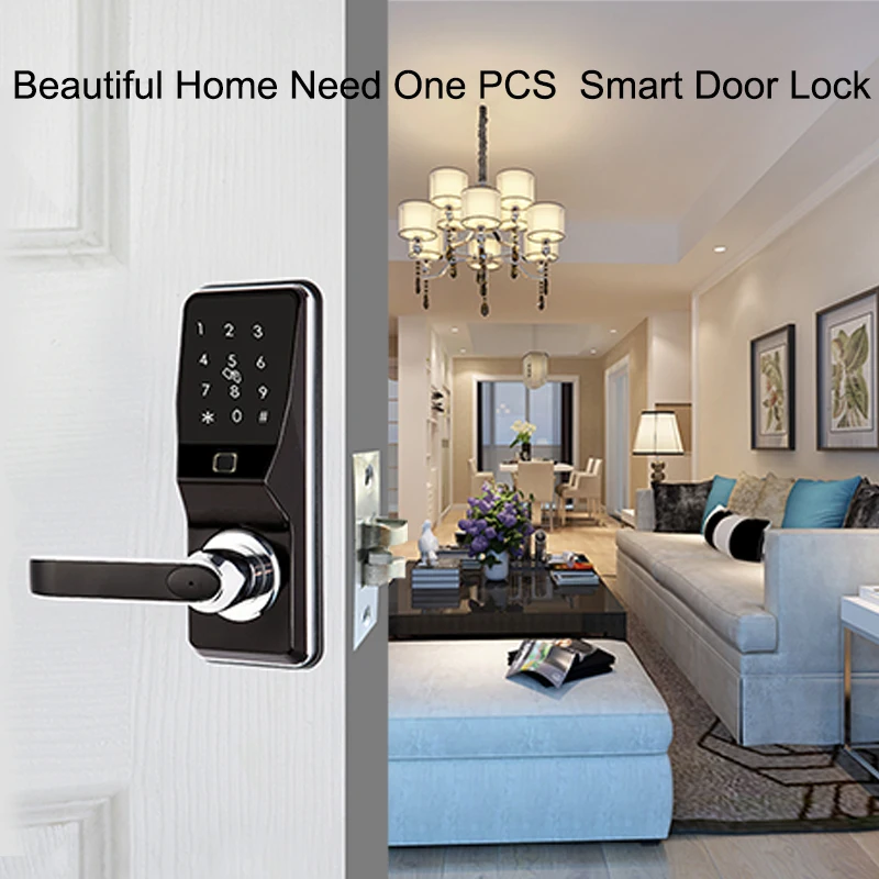 

Eseye Smart Door lock Fingerprint Door Lock Keyless Intelligent Electronic Locks Smart Fingerprint Digital Door Lock Home