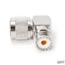 UHF PL259 штекер для SO239 женский Джек под прямым углом 90 градусов RF адаптер разъем Mar28