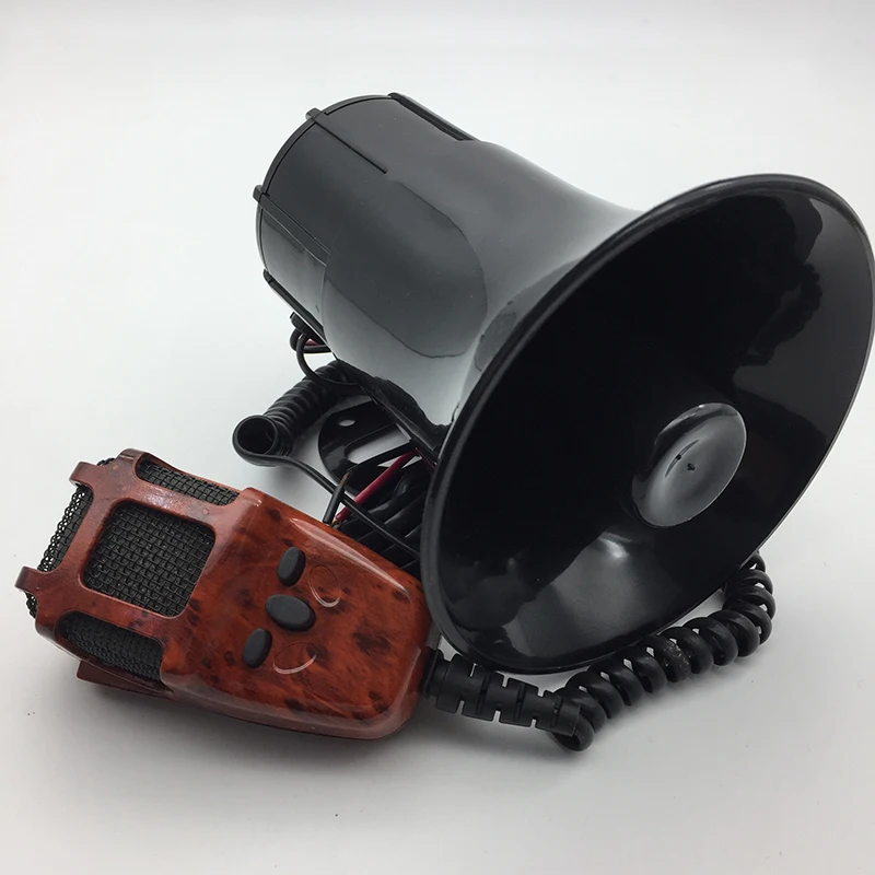 

Motorcycle Car Alarm Siren 3 Tone Horn Sound 12V 40W Band High Power loudspeaker Alarm Talking Firemen Ambulance Truck Speakers