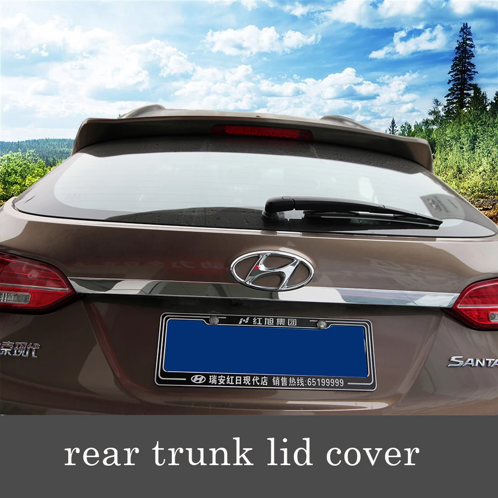 High Quality Stainless Steel Accessories Rear Trunk Lid Cover for 2013
