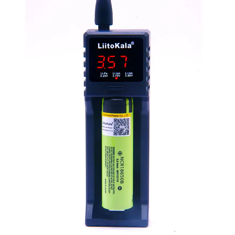 LiitoKala lii-S1 18650 зарядное устройство для 26650 16340 RCR123 14500 LiFePO4 1,2 в Ni-MH Ni-Cd перезаряжаемый аккумулятор умное зарядное устройство