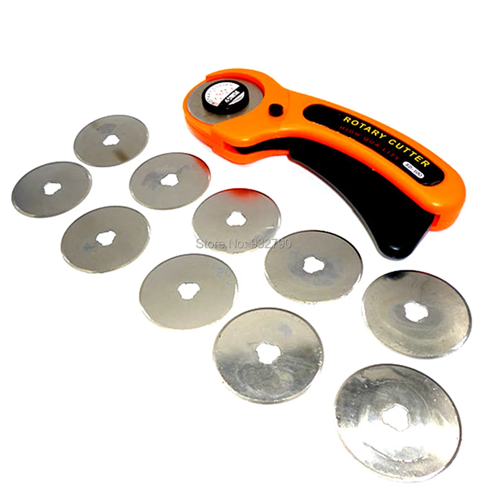 

10pc 45mm Rotary Cutter Refill Blades DIY Sewing Quilting Tool With 45mm Rotary Cutter Quilter Sewing Paper Fabric Craft Cutting