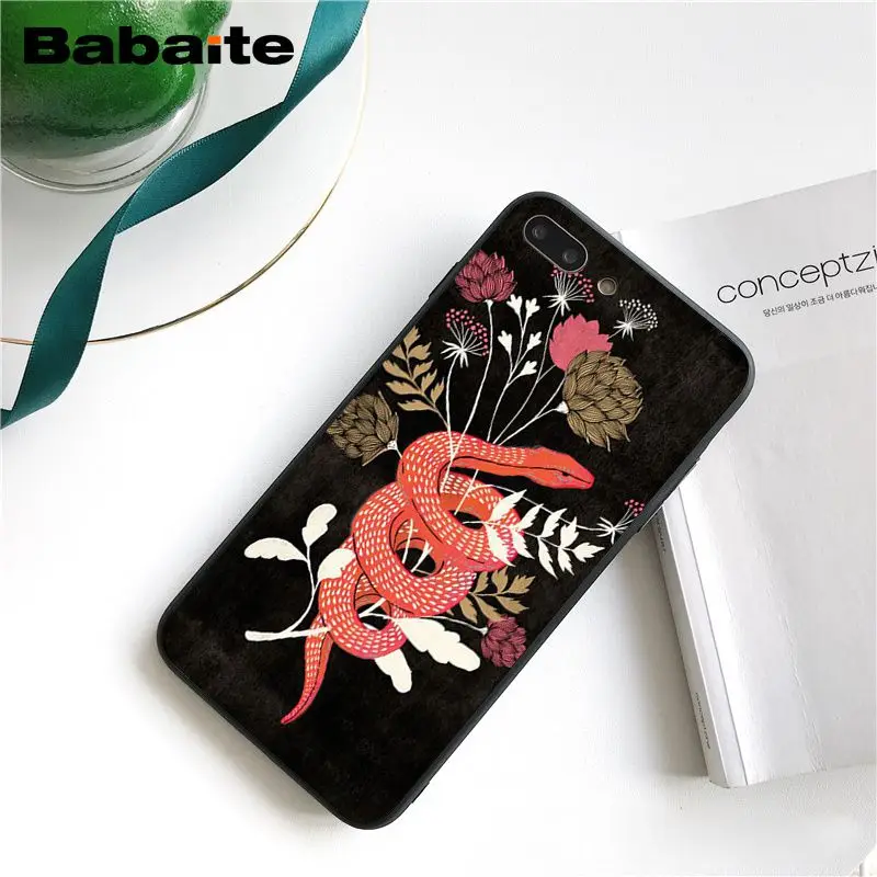 Babaite ручная змея Цветок змея картина чехол для телефона для iphone 11 Pro 11Pro Max 8 7 6 6S Plus X XS MAX 5 5S SE XR - Цвет: A11