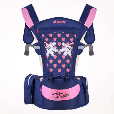 Disney Baby Carrier дышащий Многофункциональный передний облицовочный детский слинг рюкзак сумка обертывание аксессуары для Диснея - Цвет: C012