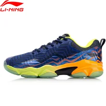Li-Ning/Мужская профессиональная обувь для бадминтона SONIC BOOM KNIT LN BOUNSE+ подкладка на подкладе, носимая спортивная обувь, кроссовки AYZN011 XYY073