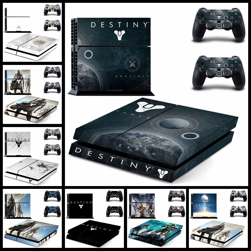 

Ps4 Skin Destiny The Taken King Style Skin Sticker Cover For Playstation 4 PS4 Console and Cover Decals Of 2 Controllers