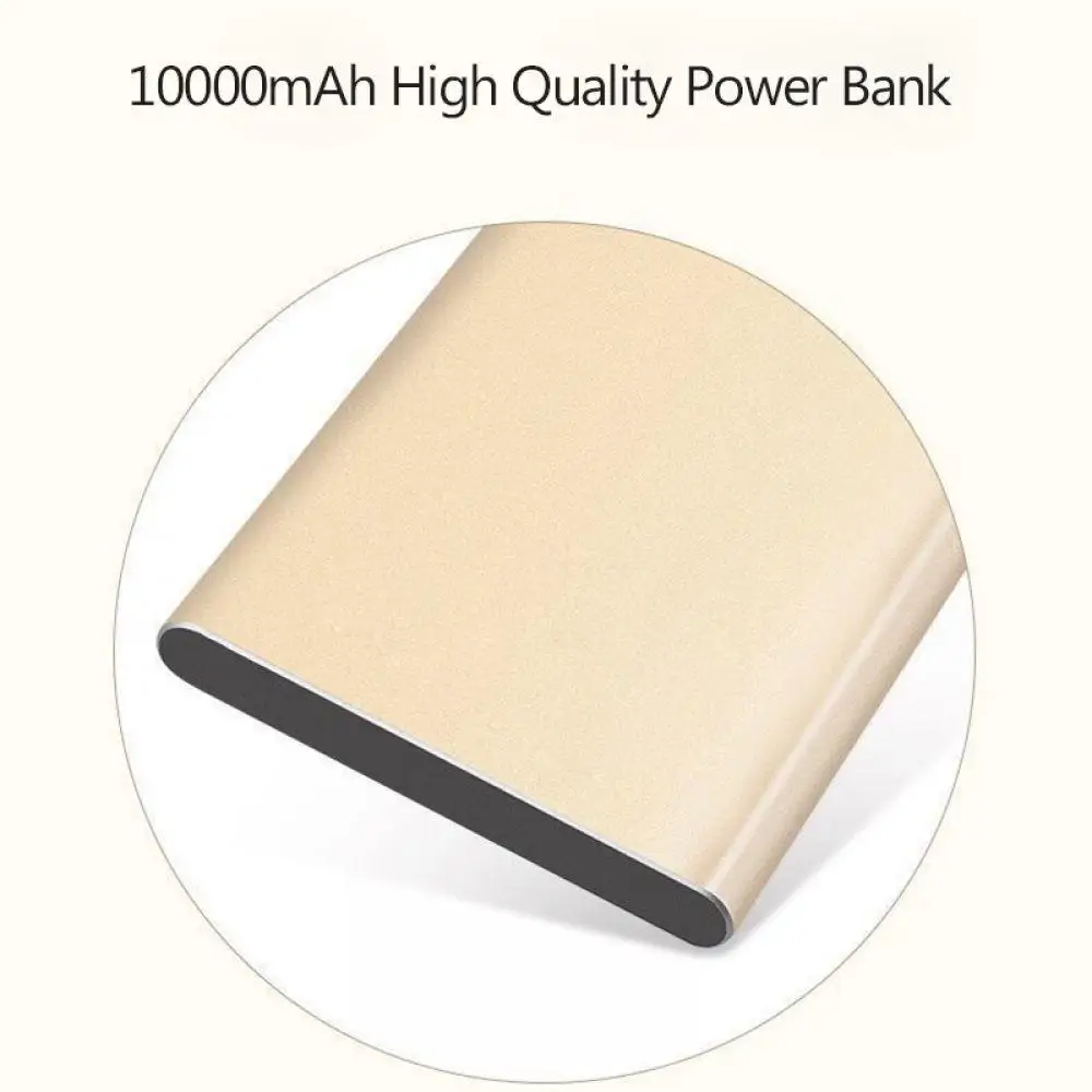 Мобильный Банк 10000 мАч для ЖК-планшеты power bank внешние телефоны USB Quick Charge bank повербанк зарядное устройство аккумулятор