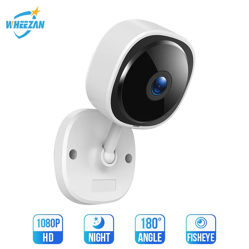 Wheezan wifi камера 1080p мини IPC P2P беспроводная 2 5 мм рыбий глаз ночного видения