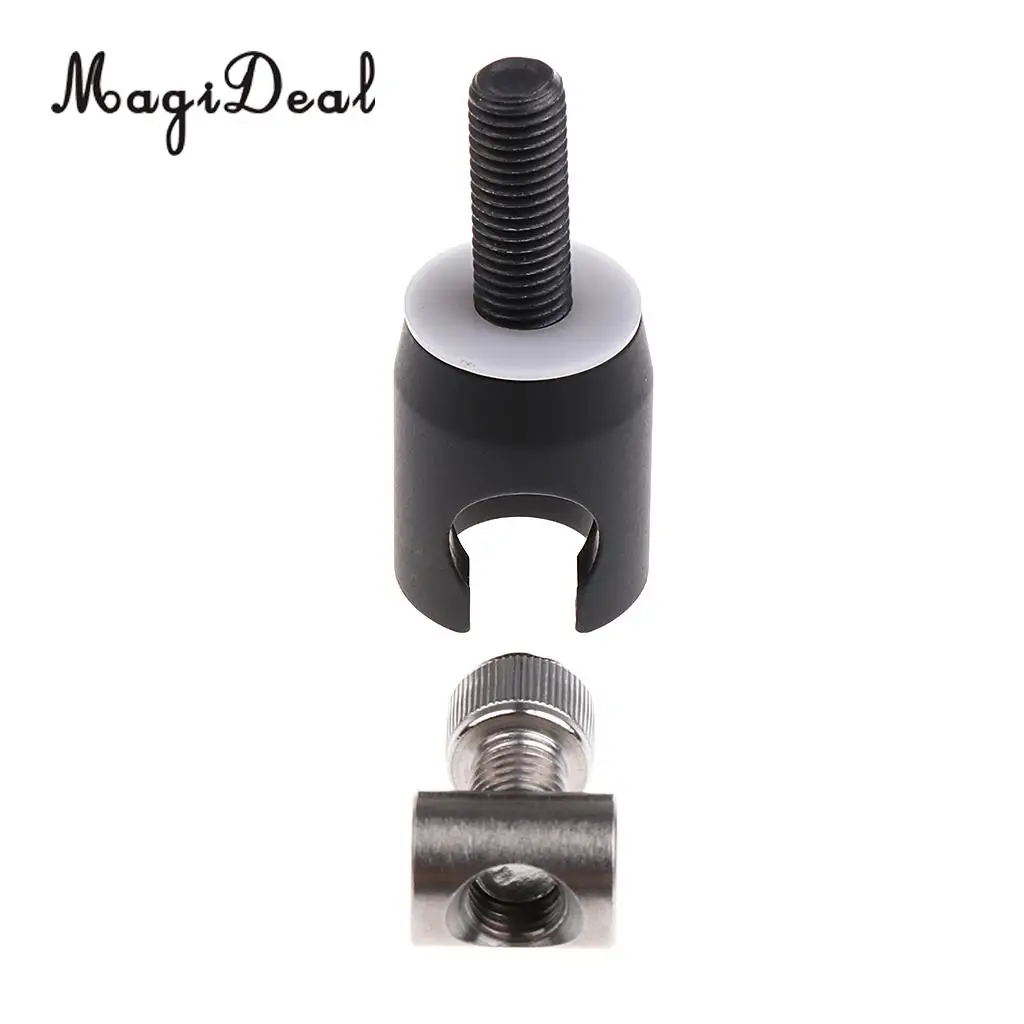 MagiDeal Metal Bow Quick Disconnect Archery Bow Stabilizer Bar Accessories Black 5cm