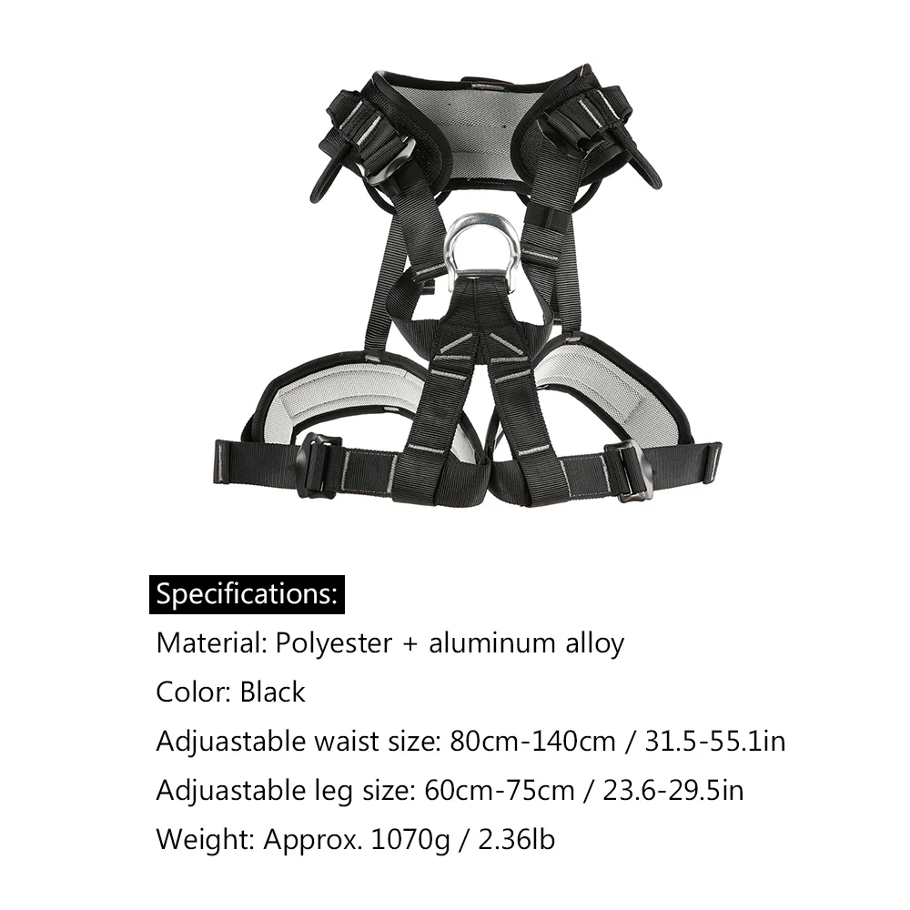 Профессиональный ремень безопасности плотный ремень безопасности для скалолазания бюст портупея спуска альпинизма Спелеотуризм страховочный пояс