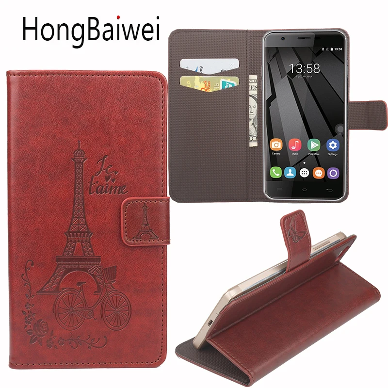 

HongBaiwei for Oukitel U7 Pro Case Flip Eiffel Tower Pattern Luxury Leather Wallet Phone Bag Case for Oukitel U7 Pro
