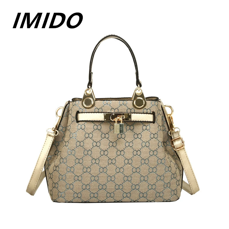 

IMIDO 2019 Summer Explosion Models Female Hand Slung Shoulder Big Bag Tourism Shopping Appointment luxury Personality Fashion