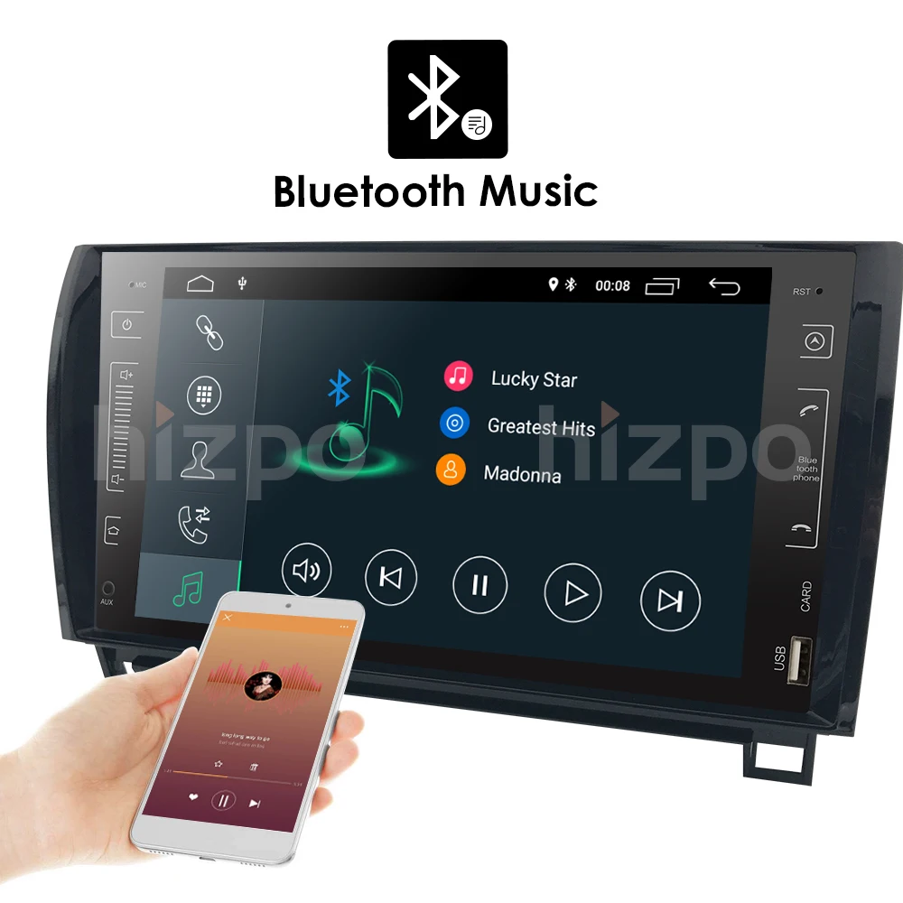 Discount 9" Quad-Core Android 8.1 Car Radio Head Unit Stereo GPS Sat Nav DAB+ for Sequoia /Tundra 13