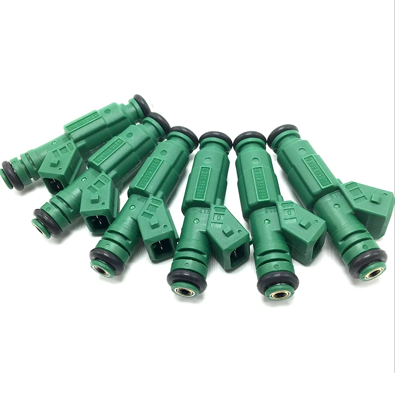 Set of 6 0280155968 42LB EV1 Fuel Injectors for FORD GMC BMW V6 3.8L Turbo SHO 440cc fast