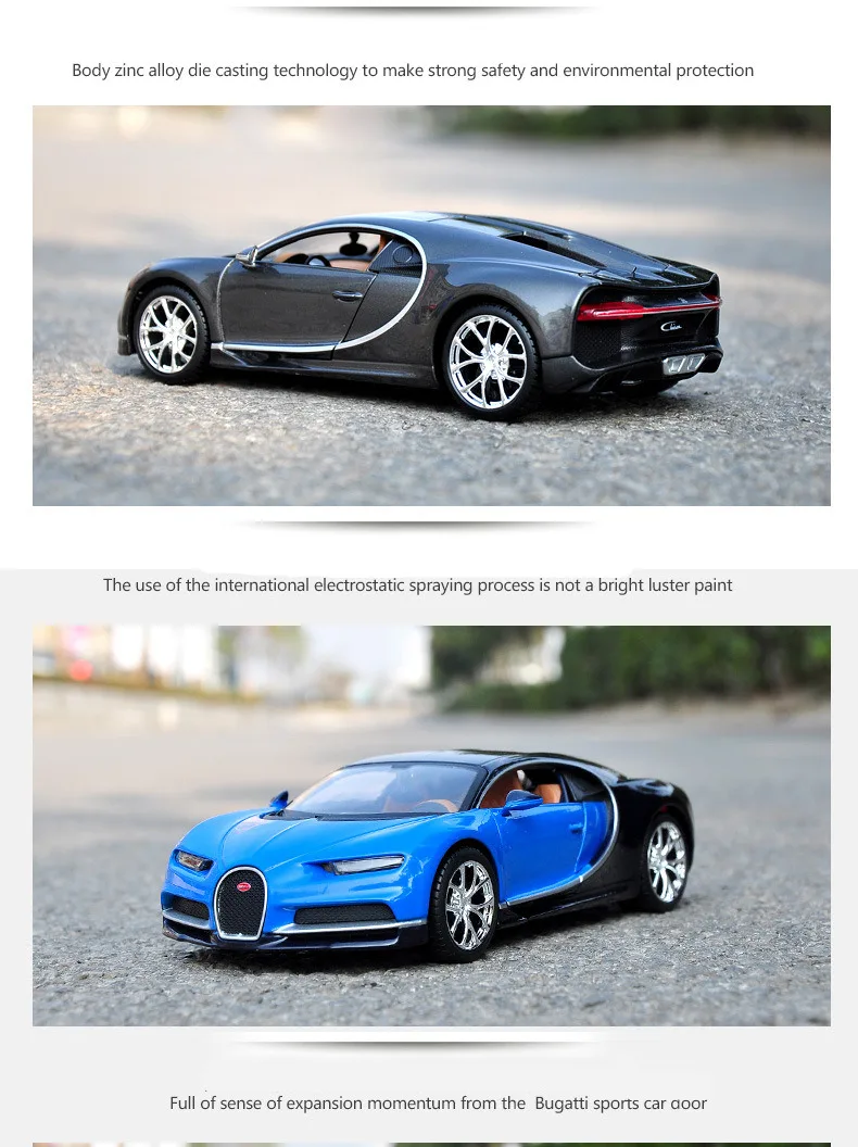Modelo de Carro Maisto Bugatti Chiron Divo Simulação Liga Artesanato Decoração Coleção Brinquedo Ferramentas Presente 1:24 22 Carrinhos de brinquedo e de metal