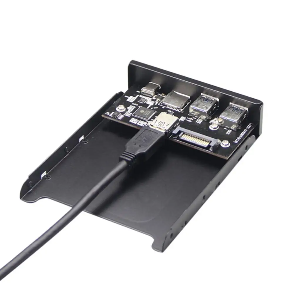 

Sale 20Pin USB3.1 Type-C TF/SD Internal Card Reader Dashboard Front Panel USB Hub