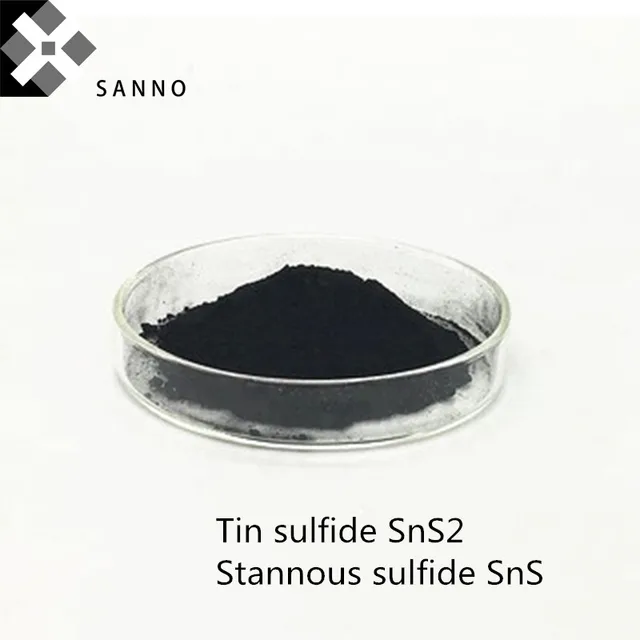 Tin MonoSulfide powder tin sulfide SnS 99.9 purity micron stannous