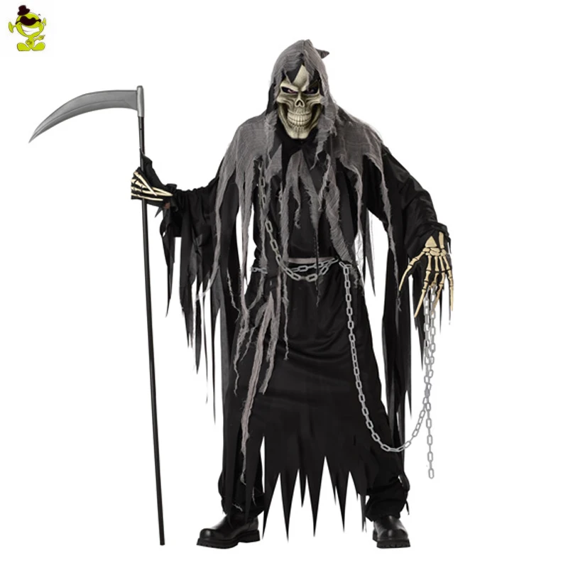 

Man's Halloween Mr.Grim Costume Cosplay Adult Man Horror Death Vampire Halloween Cosplay