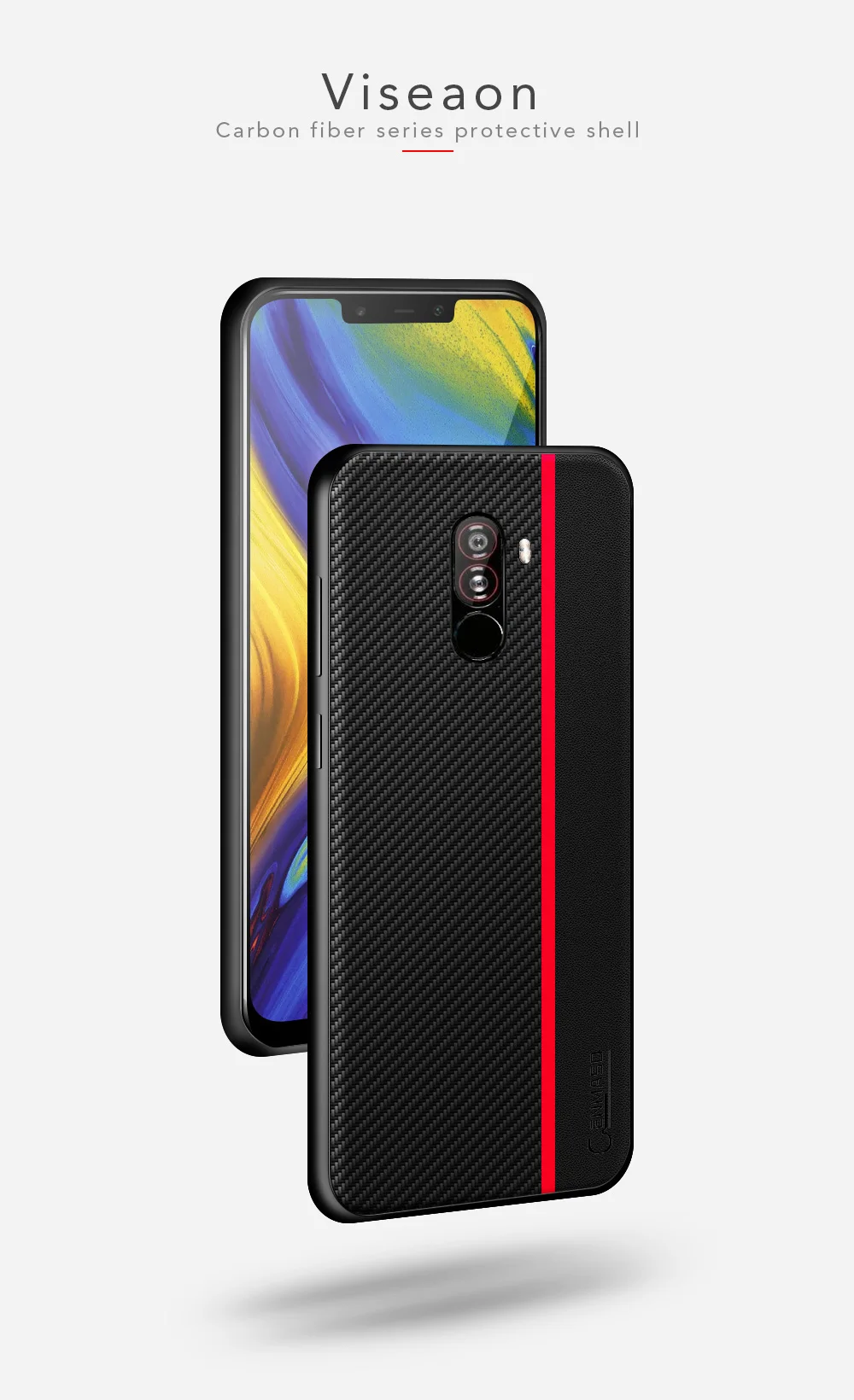 Для Xiaomi mi Pocophone F1 чехол из волокнистой кожи Силиконовый Мягкий противоударный чехол для Xiao mi Pocophone F1 чехол Capas Fundas