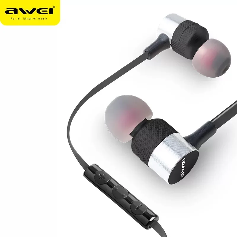 Awei ES 20TY наушники универсальные Hifi металлические тяжелые басы проводные с Microhpne