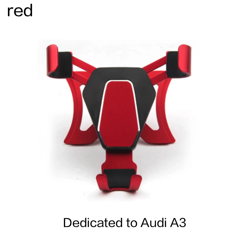 Вращающийся на 360 градусов гравитационный автомобильный держатель телефона на вентиляции для Audi A3 S3 Универсальный Автомобильный gps кронштейн