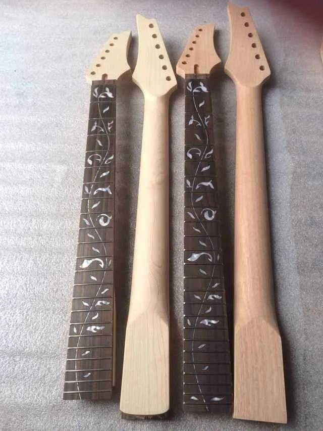 PRS 0901 7 Nice 2 pieces of unfinished electric Guitar Necks , 22Frets