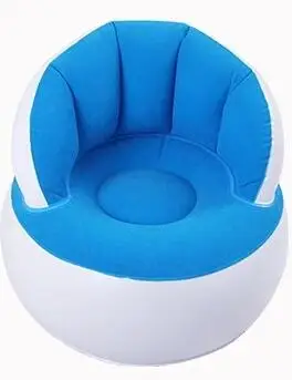 Детский надувной диван, милый стекающийся, задний домашний диван, 58 см x 53 см в размере, Детские повседневные сиденья, игровой воздушный стул - Цвет: blue