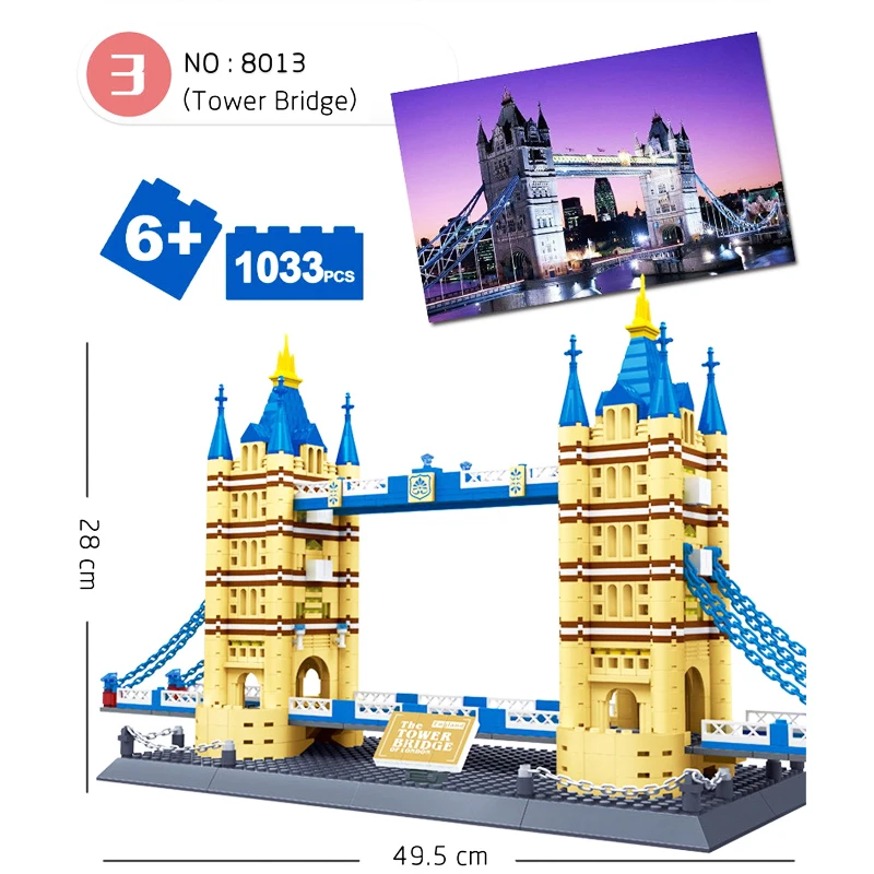 Legoed city Lepins Architecture Series the Tower Bridge Building Blocks Bricks toys model kits Toy For Children with 10214 17004 Legoed city Lepins Architecture Series the Tower Bridge Building Blocks Bricks toys model kits Toy For Children with 10214 17004