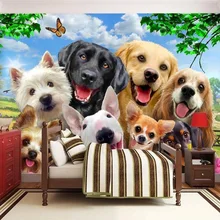Buy 3d Wallpaper Dog And Get Free Shipping On Aliexpress Com