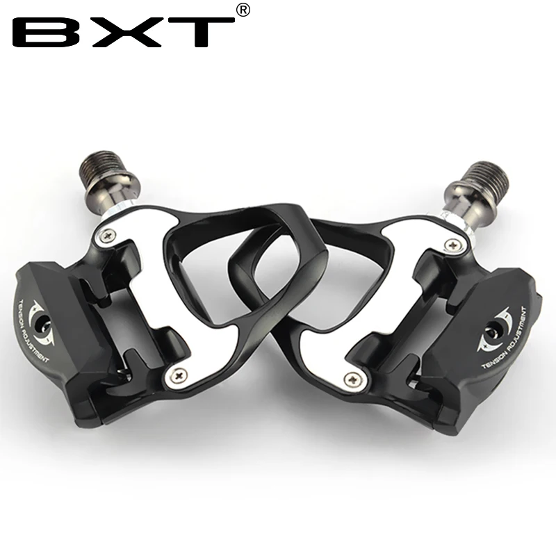 

BXT Self-locking Pedal bicycle pedal bearings road bike pedals magnesium alloy SPD tread cleats sealed bearing lock pedal clip