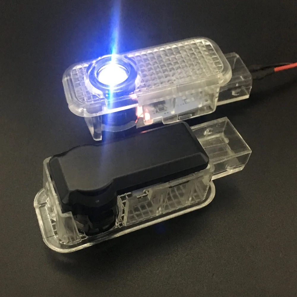 2pcs Car Door Light Logo Light For Porsche 911 918 928 944 968 Cayenne