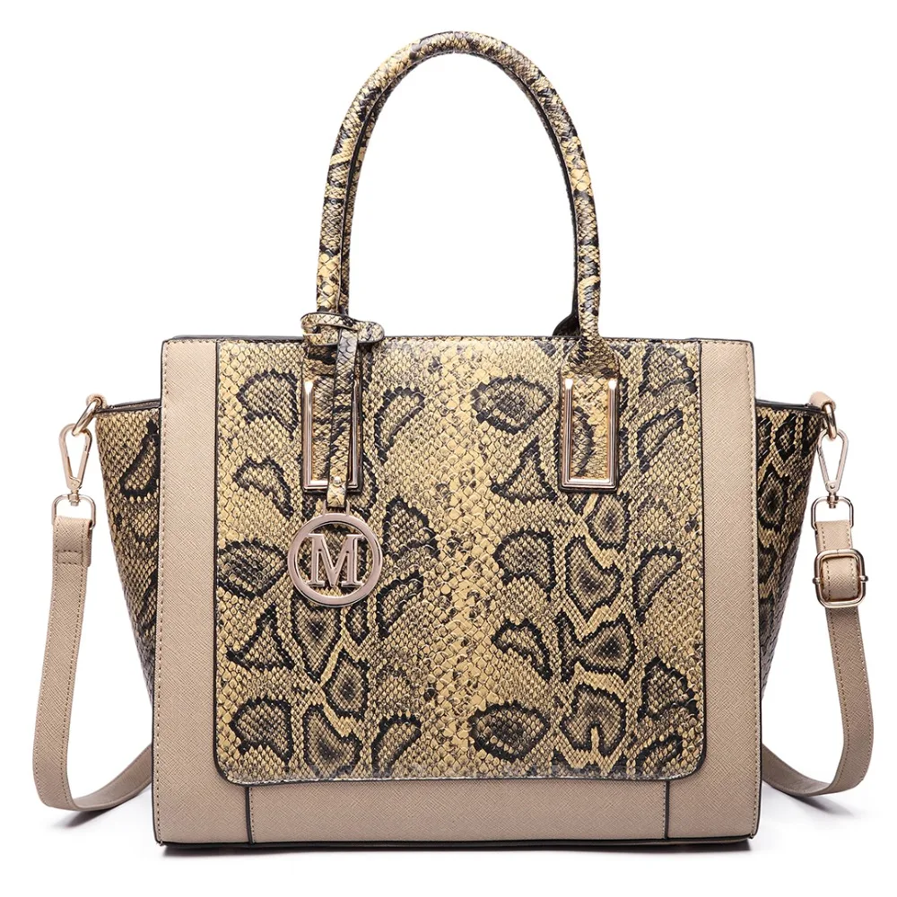 Vintage Women handbags faux leather Beautiful snakeskin pattern winged
