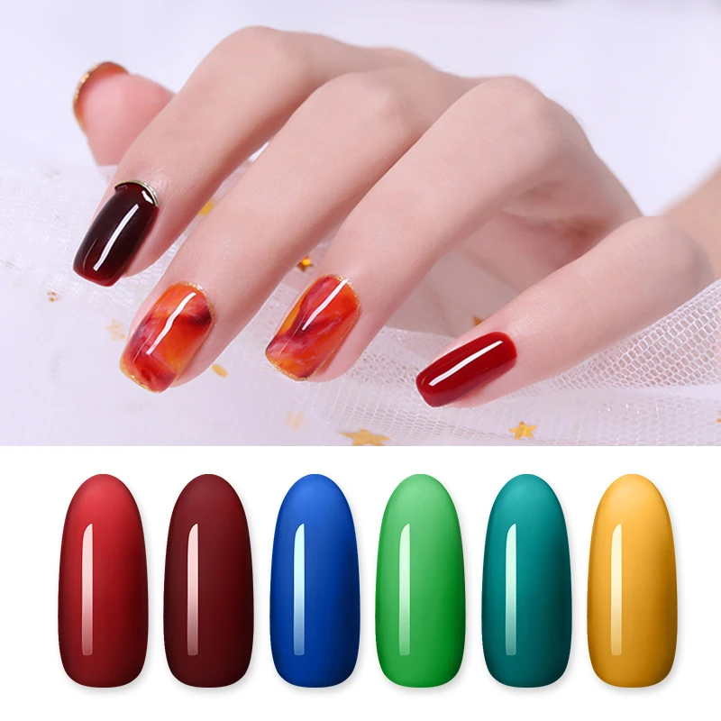 Buy 12ml Translucent Amber Coloured UV Gel Polish Soak