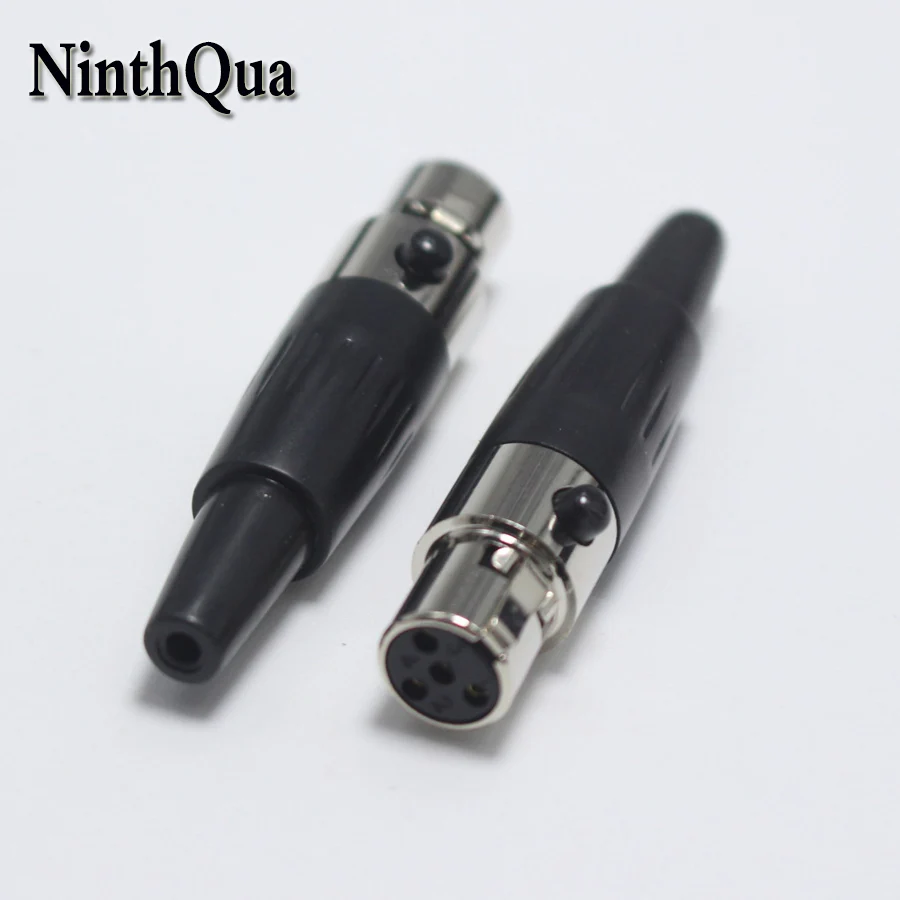 

1pcs Mini XLR Female jack withTail 4 Pin Small XLR 4P Audio Microphone Connector Welded MIC Cable Adapter