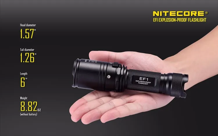 Desconto Ef1 830lm Explosão prova Nitecore Levou Lanterna Tática Protorch ex d ii c t5 gb Indústrias Perigosas Incluindo Terra 14 explosão led lanterna tática protorch ex d