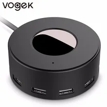 Vogek 6 портов USB зарядное устройство Быстрая зарядка настольное зарядное устройство адаптер США вилка зарядное устройство станция для Xiaomi iPhone iPad samsung планшет