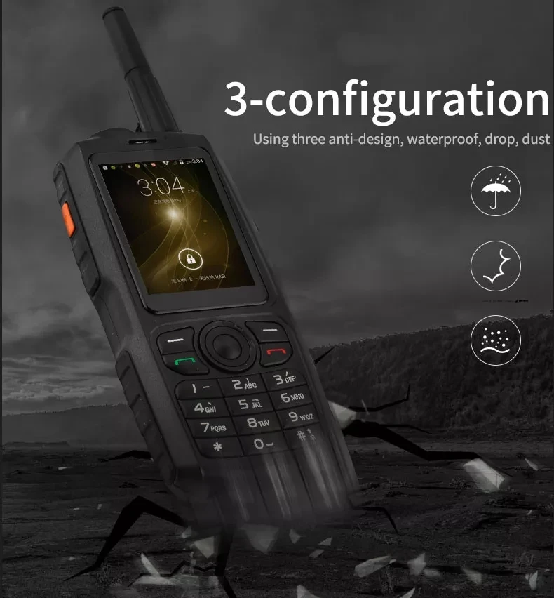 A17 мобильный телефон Zello Walkie talkie IP67 Водонепроницаемый MT6572 Android смартфон 2G/3g Dual SIM Русская клавиатура