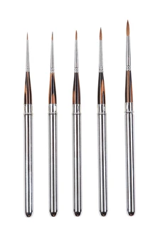 

5PCS/Set 851 paint brushes artistic watercolor nail brushes for drawing painting kolinsky hair brushes set with brush case