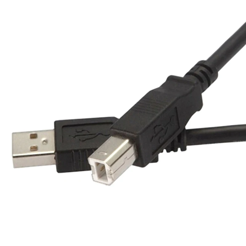 High Speed USB 2.0 Type A To B Male To Male Scanner Printer Cable Sync Data Charging Cord For Printer Lead 1.5m