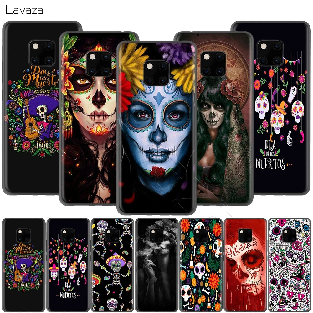 Чехол Lavaza День мертвых мексиканских праздников для Huawei P30 P20 P10 P9 P8 Mate 20 10 Pro Lite P Smart