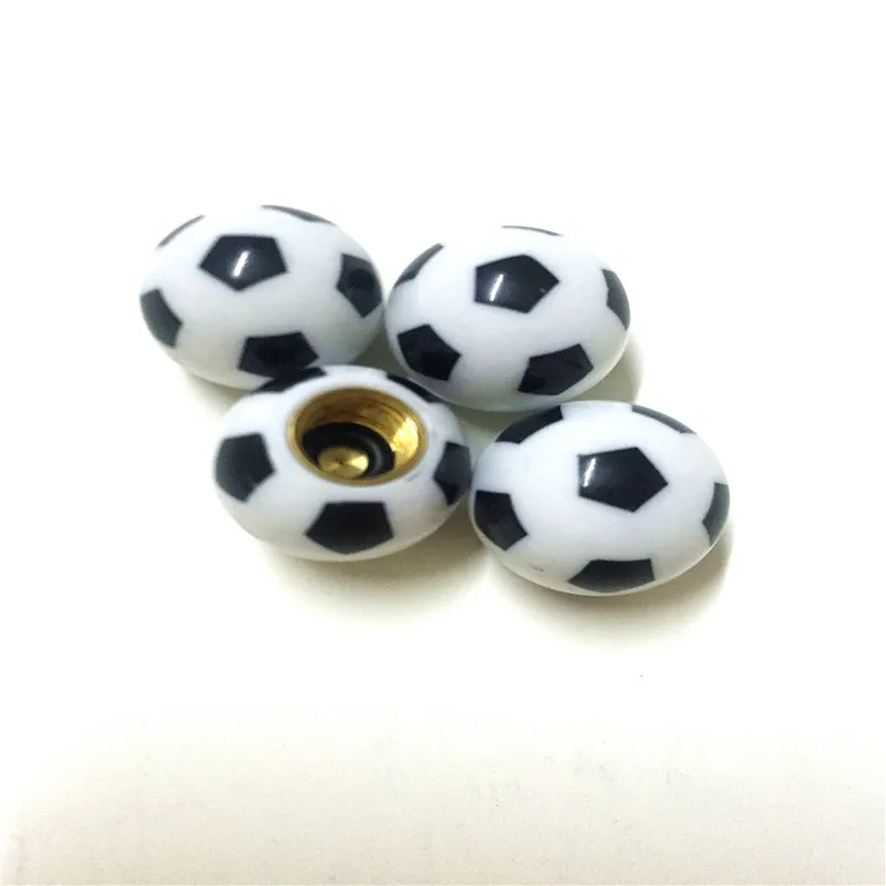 

40pcs/lot Fashion Football Design Style Universal Car Tire Valve Cap Truck Motorcycle Bike Wheel Tire Valve Caps