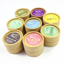 1 кор./лот Kawaii круглая крафт-бумага коробка металлическая мини-Закладка набор книга линия марке 20 шт каждая коробка милые закладки сделай сам