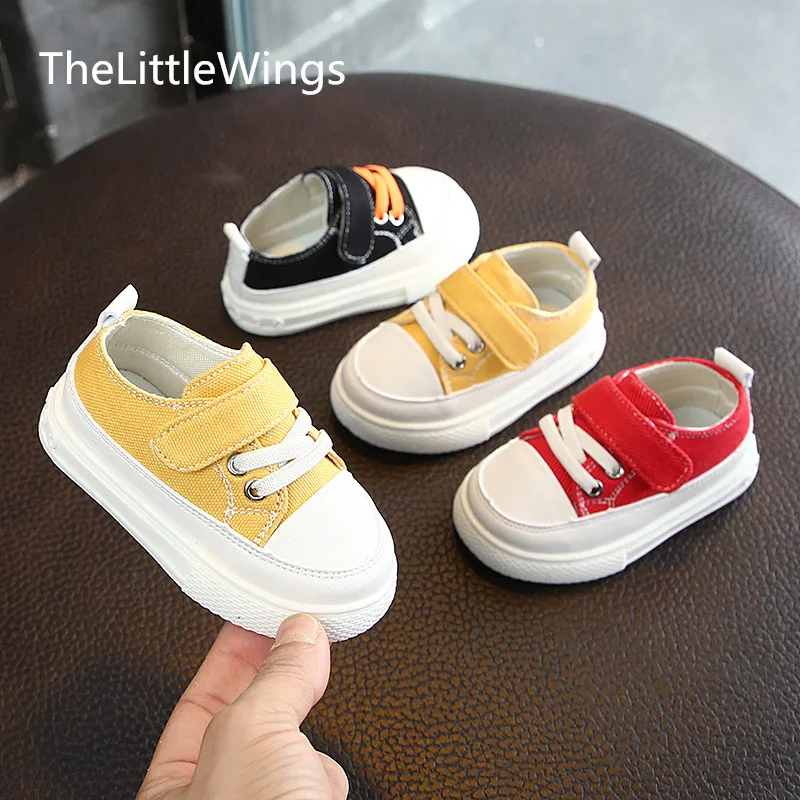 

Baby Autumn 2019 Canvas Shoes Boys Walking Girls Antislip Children's Casual Shoes 0-1-3 Years Old Super soft and comfortable